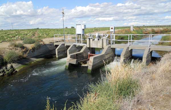 irrigation canal flow gate